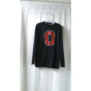 Ohio State Logo‎ Boy's Medium Long Sleeved Black Tshirt